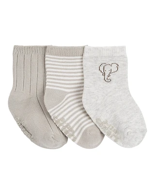 Baby 3-Pack Elephant Socks