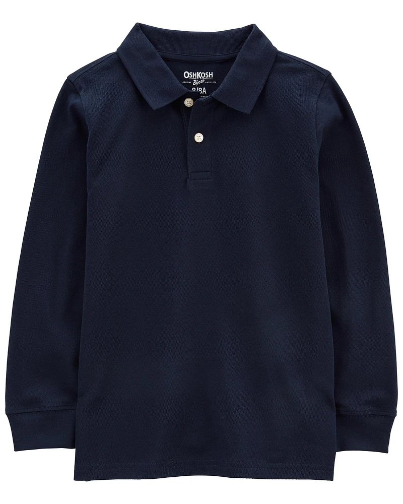 Kid Uniform Pique Polo