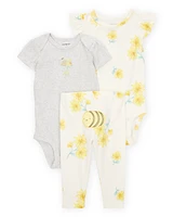 Baby 3-Piece Bee Little Character Set® - Cream/Yellow