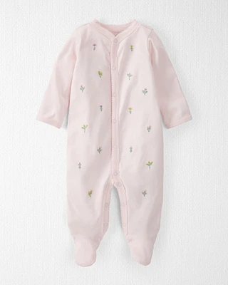 Baby Organic Cotton Snap-Up Sleeper