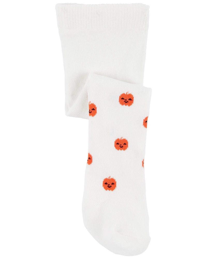 Baby Pumpkin Halloween Tights