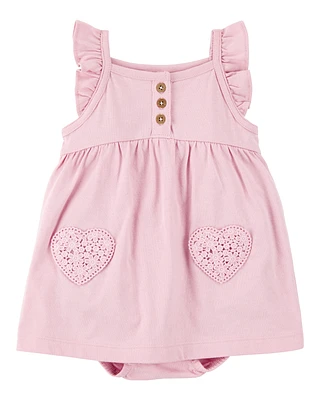 Baby Floral Flutter Sunsuit
