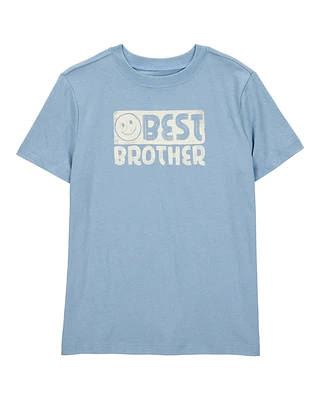 Kid Best Brother Short-Sleeve Graphic Tee - Blue