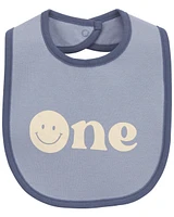 Baby 1st Birthday Teething Bib