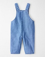Baby Organic Cotton Chambray Overalls