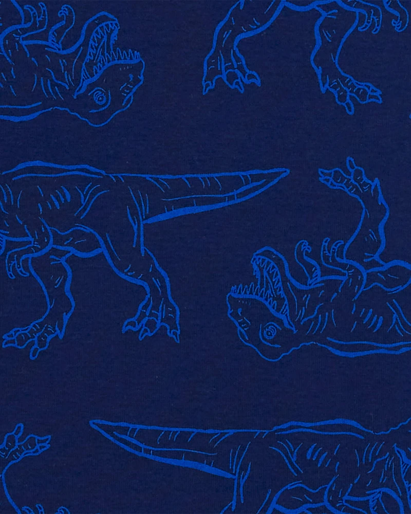 4-Piece Dinosaur Cotton Blend Pyjamas