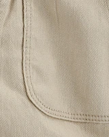 Baby Pull-On Twill Shorts
