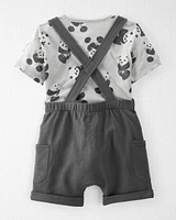 Toddler 2-Piece Organic Cotton Romper Set