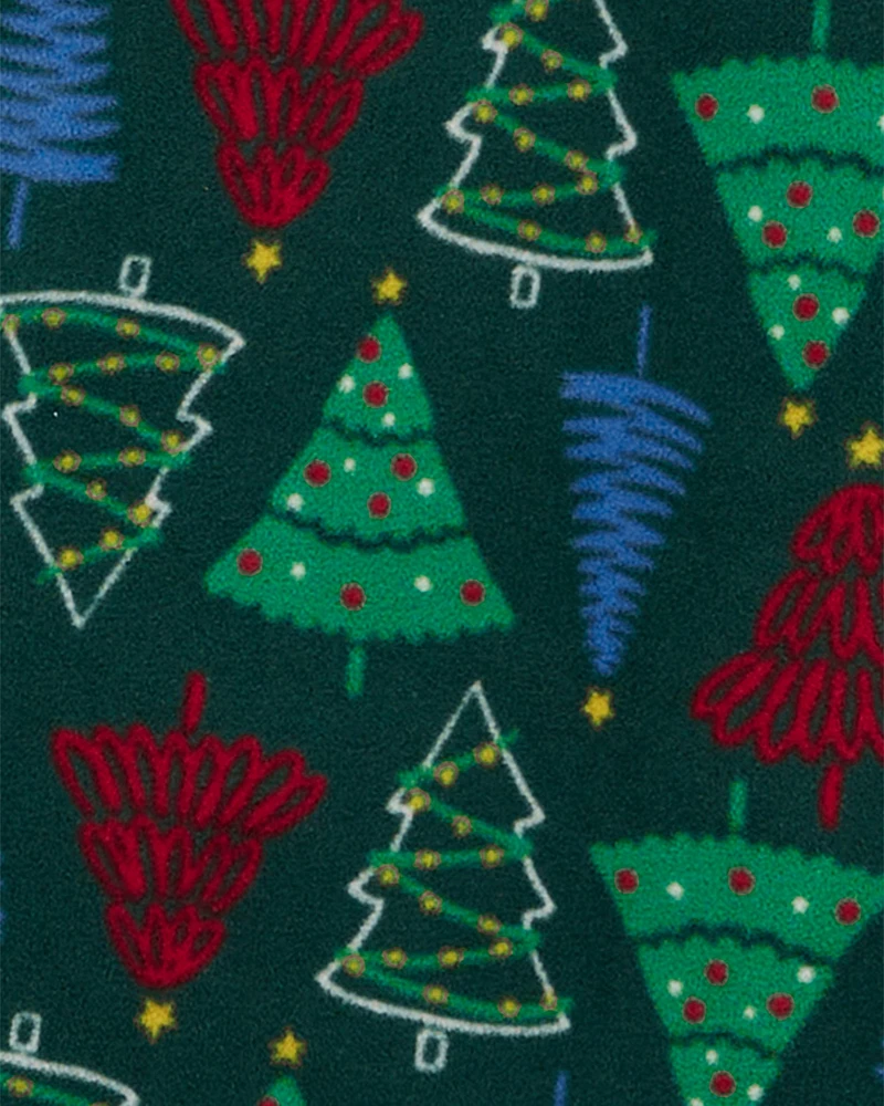 Adult Christmas Tree Pull-On Fleece Pyjama Pants