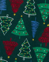 Adult Christmas Tree Pull-On Fleece Pyjama Pants