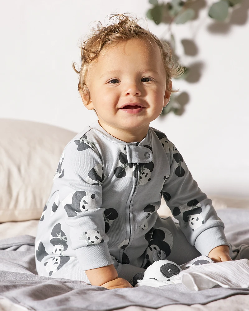 Baby Organic Cotton 2-Way Zip Sleeper Pyjamas