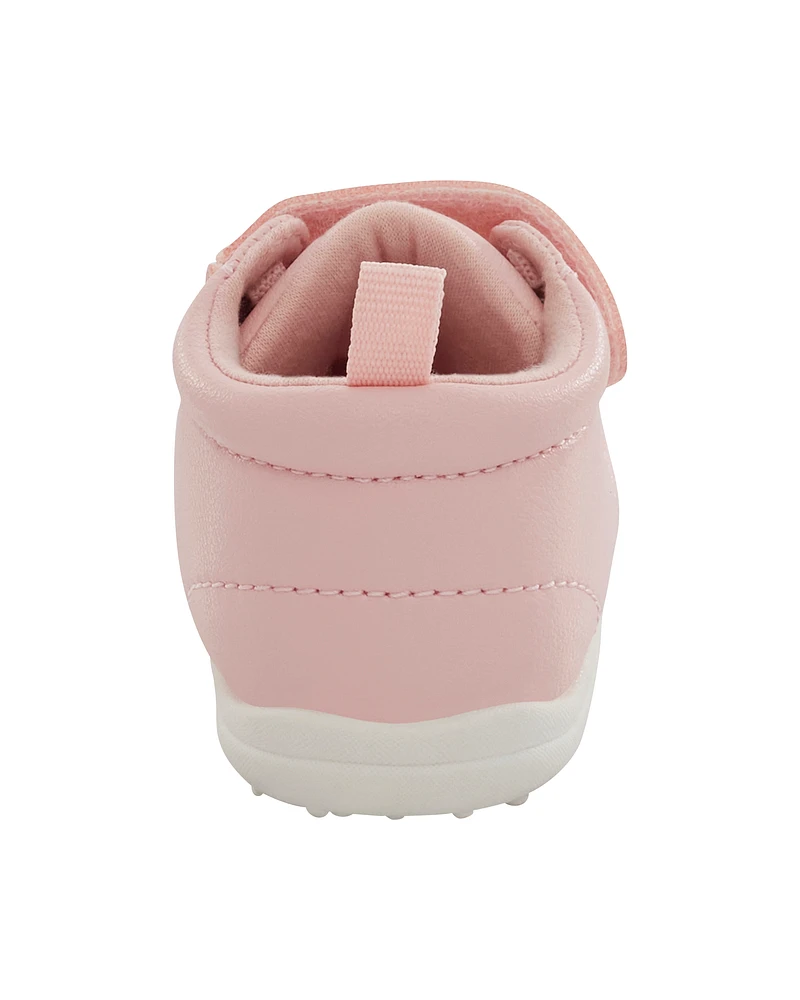 Every Step® First Walker High-Top Sneakers - Pink