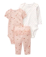 Baby 3-Piece Butterfly Little Character Set