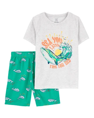 Kid 2-Piece Whale Loose Fit Pyjamas