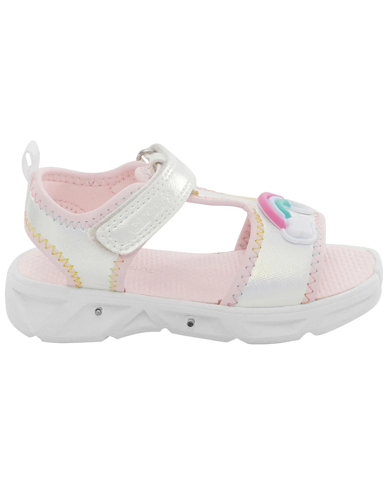 Toddler Rainbow Light Up Sandals