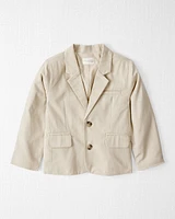 Toddler Linen Suit Jacket Made With Organic Cotton