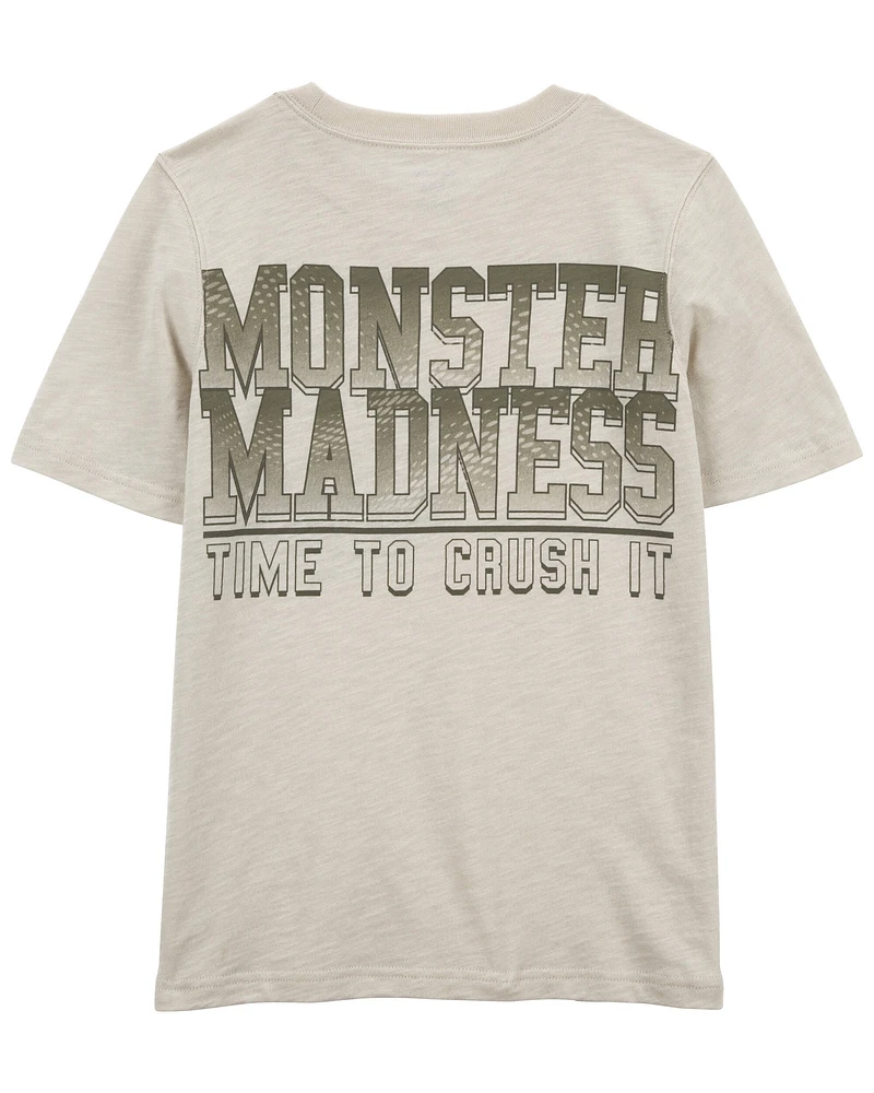 Monster Truck Slub Jersey Pocket Tee