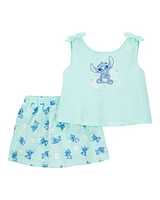 Baby 2-Piece Stitch Tank Top & Short Set