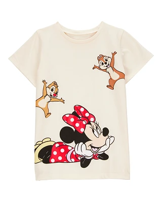 Kid Disney© Minnie Mouse Short-Sleeve Graphic Tee - Cream