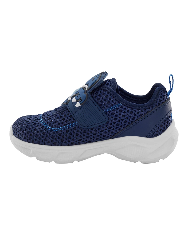 Toddler Dinosaur Light-Up Athletic Sneakers - Navy