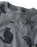 Toddler Organic Cotton Pyjamas Spooky Shadows Print