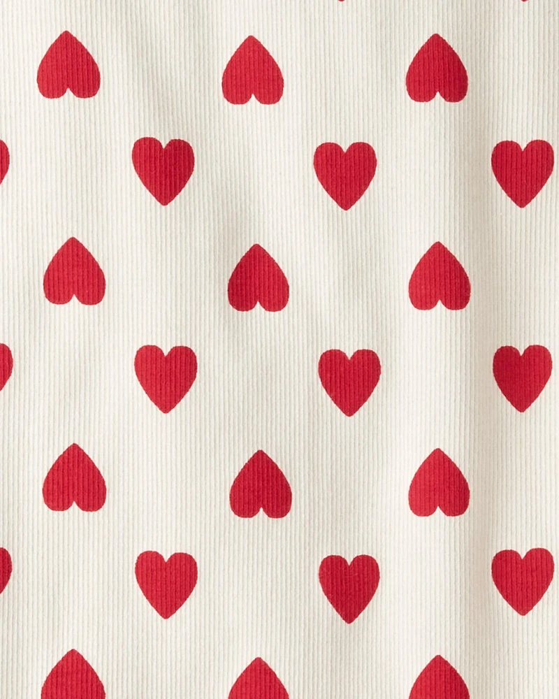 Kid Organic Cotton Pyjamas Set Hearts