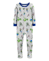 Toddler 1-Piece Toy Story 100% Snug Fit Cotton Pyjamas