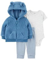 Baby 3-Piece Bear Jacket Set