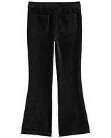 Kid Pull-On Velour Flare Pants