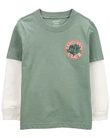 Dinosaur Explorer Club Layered-Look Tee