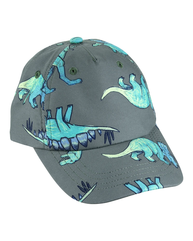 Toddler Dinosaur Swim Cap - Green