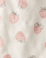 Baby 2-Piece Strawberry-Print Set Made With Organic Cotton