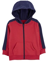 Toddler Colourblock Zip-Up Hoodie