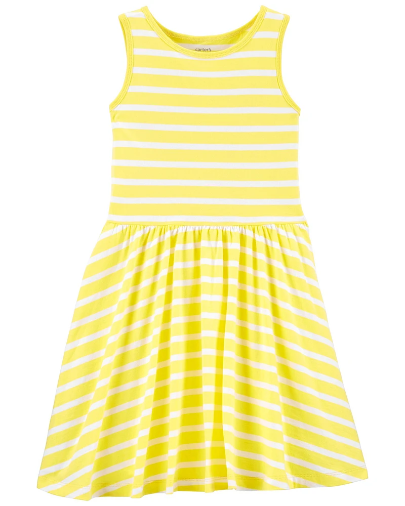 Kid Striped Jersey Dress