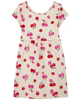 Kid Cherry Jersey Dress