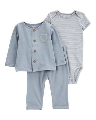 Baby 3-Piece Little Cardigan Set