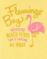 Kid Flamingo Graphic Tee