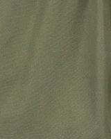 Toddler Pull-On Poplin Shorts - Olive