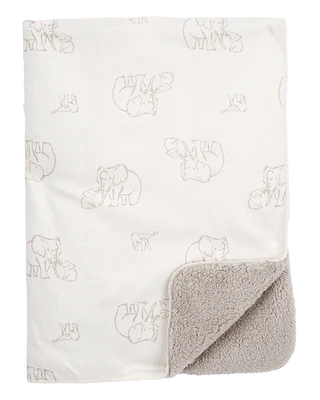 Baby Elephant Plush Blanket