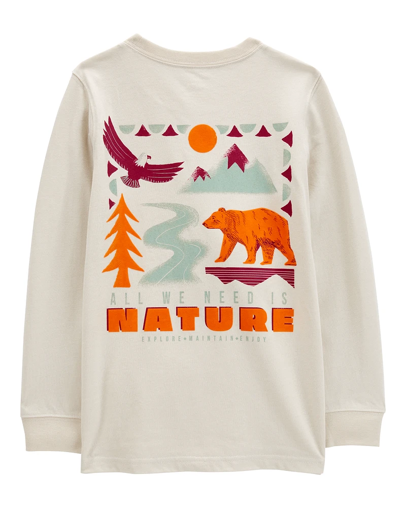 Kid Nature Hike Long-Sleeve Graphic Tee