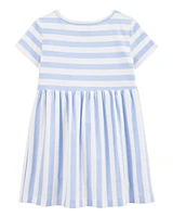 Toddler Striped Short-Sleeve Dress