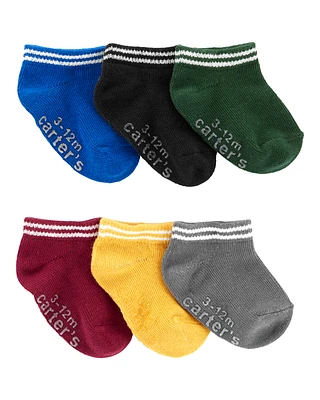 Baby 6-Pack Ankle Socks