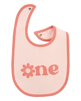 Baby 1st Birthday Teething Bib