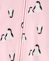 Baby 1-Piece Penguin Fleece Footie Pyjamas