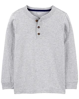 Kid Long-Sleeve Henley Tee