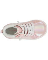 Kid Metallic High-Top Sneakers