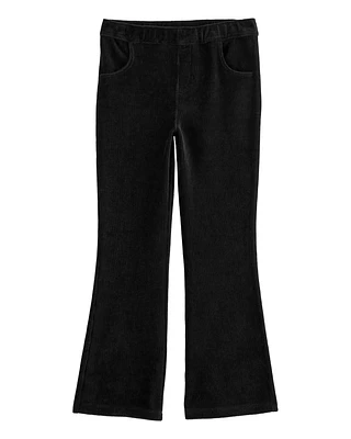 Kid Pull-On Velour Flare Pants