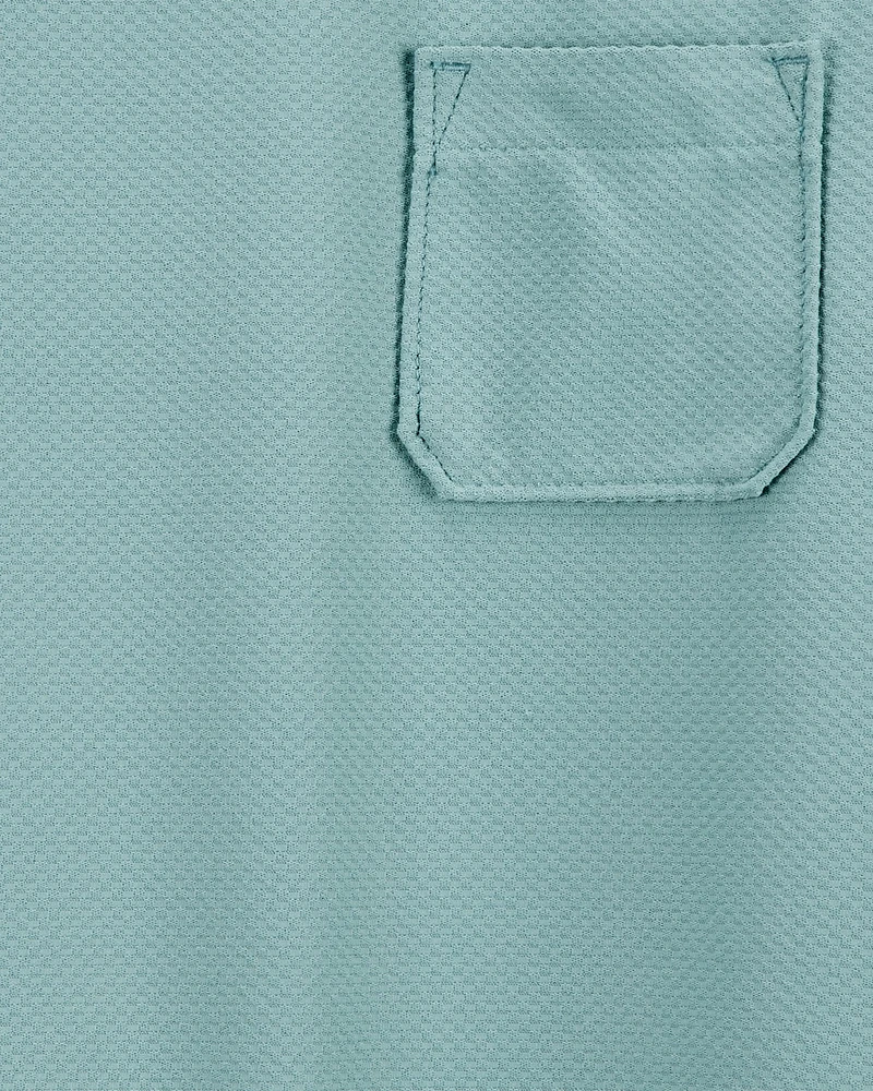 Kid Striped Short-Sleeve Tee - Green