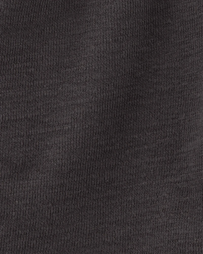 Toddler Pull-On Cotton-Blend Shorts - Black