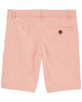 Kid Pastel Stretch Chino Shorts